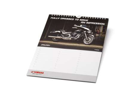 Kalendář Yamaha pro zapisování narozenin  