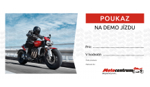 Poukaz na DEMO jízdu podle typu moto 900,-/H