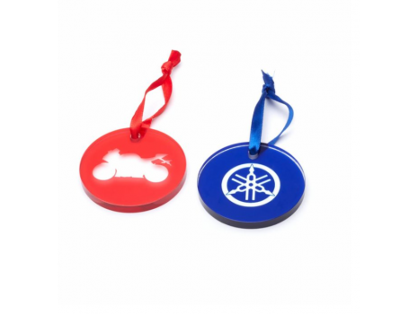 Vánoční ozdoby Yamaha z křišťálového skla