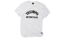 Triumph bílé tričko Burnham