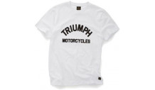 Tričko Triumph Burnham White Tee