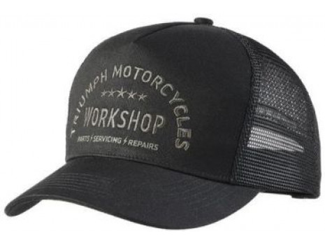 Kšiltovka Triumph Workshop Cap Black/Black