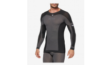 SIXS funkční triko s dlouhým rukávem Lightweight long-sleeve shirt Black Carbon