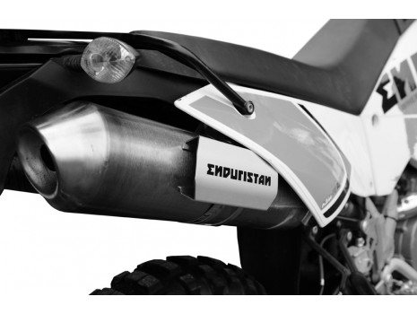 Podpěra bočních brašen- montáž na výfuk