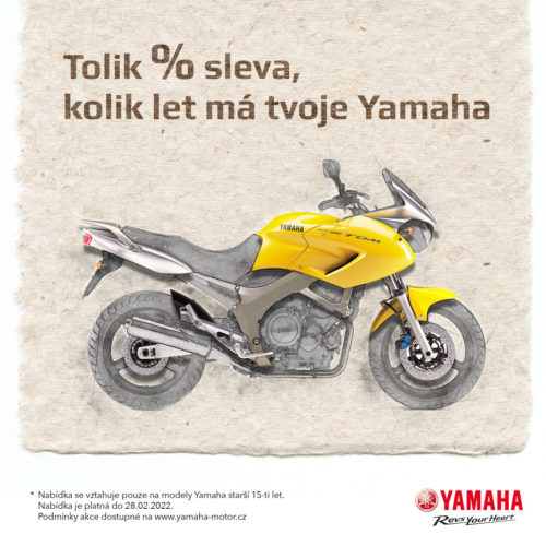 Tolik % sleva kolik let má tvoje Yamaha