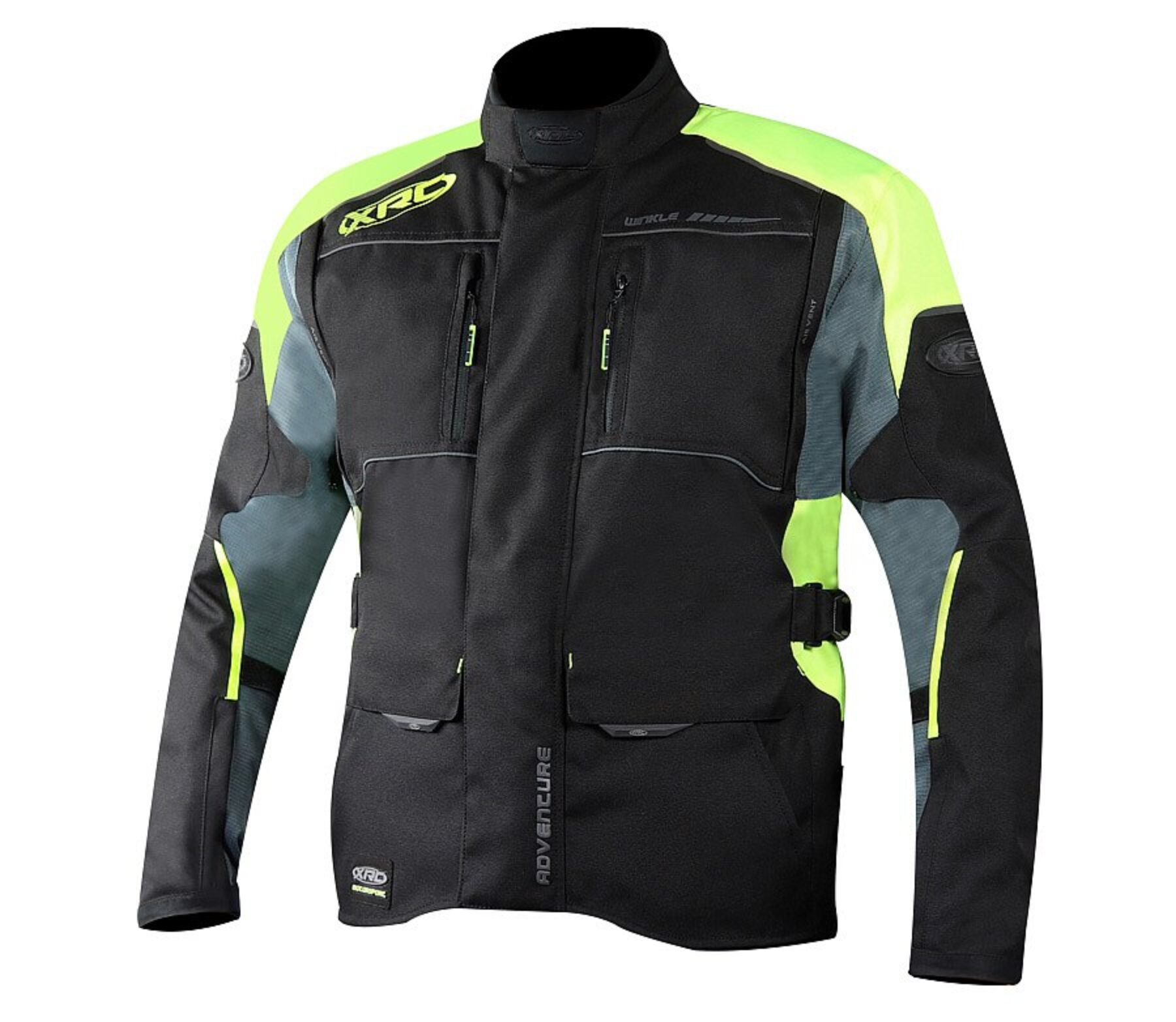 XRC bunda na motocykl Winkle WTP blk/grey/fluo