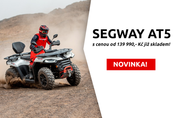 NOVINKA – ČTYŘKOLKA SEGWAY AT5 JIŽ SKLADEM!