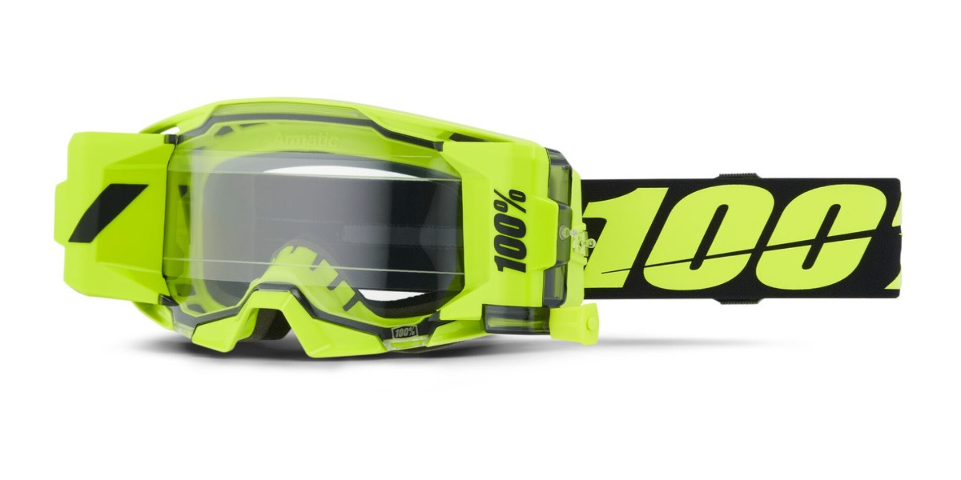 100% brýle ARMATIC FORECAST žluté, čiré plexi