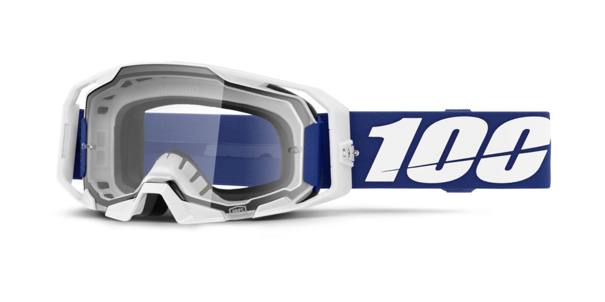100% brýle ARMATIC modré, čiré plexi