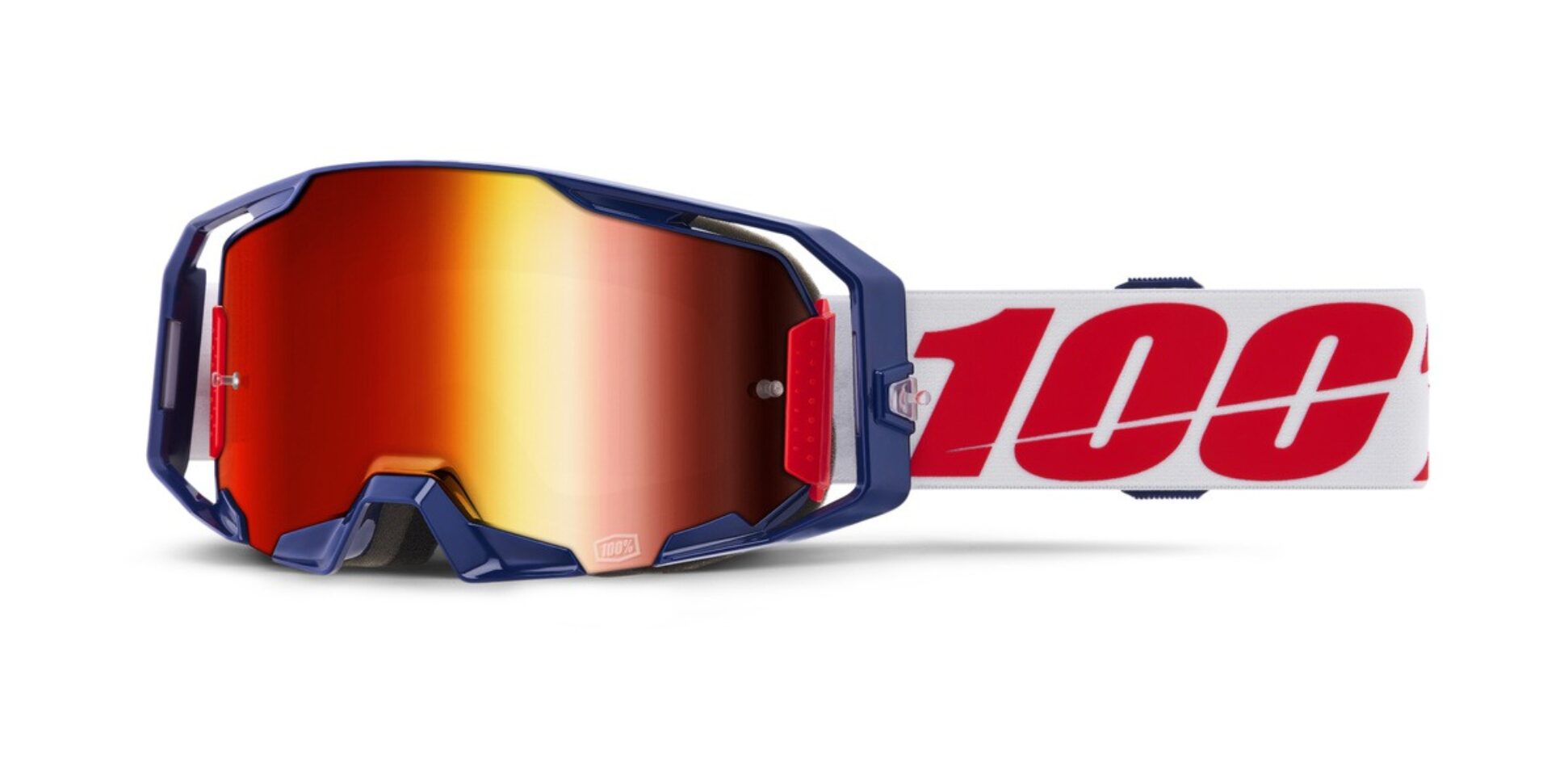 100% brýle ARMATIC MACH Z, červené plexi