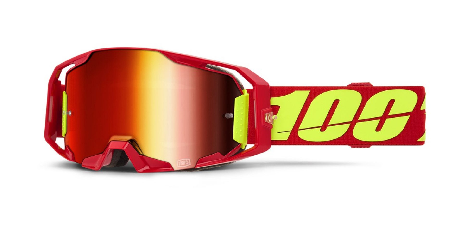 100%  brýle ARMATIC červené, červené plexi