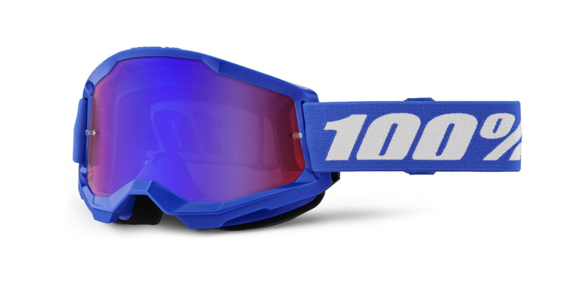 100% brýle STRATA 2 NEW modré, červené/modré plexi