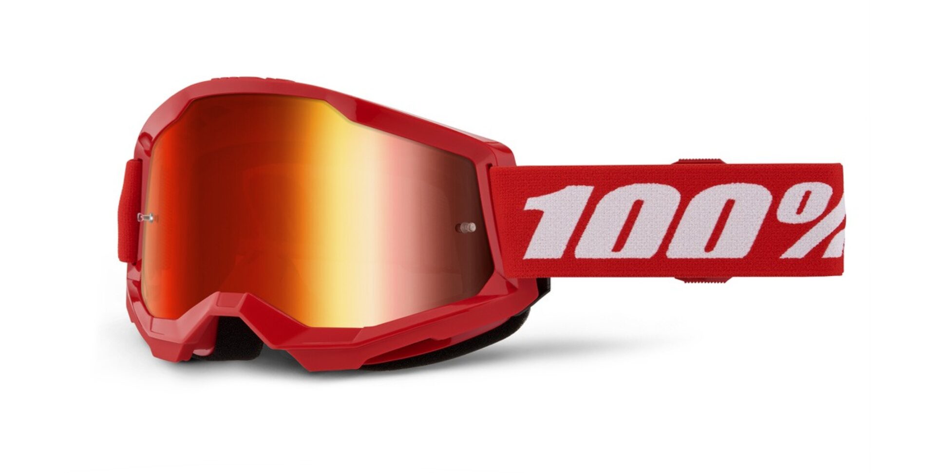 100% brýle STRATA 2 NEW červené, červené plexi