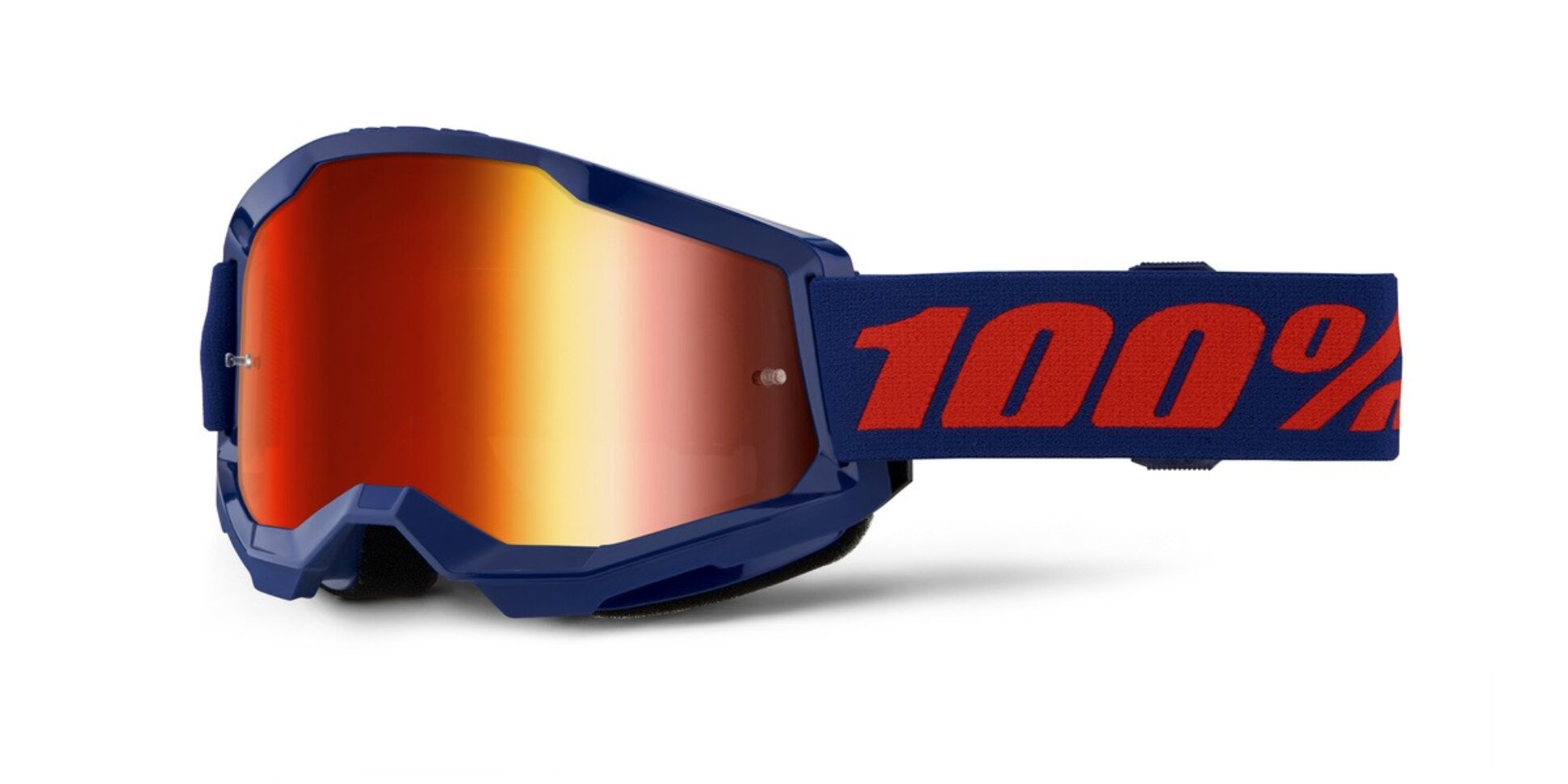 100% brýle STRATA 2 NEW modré, červené plexi