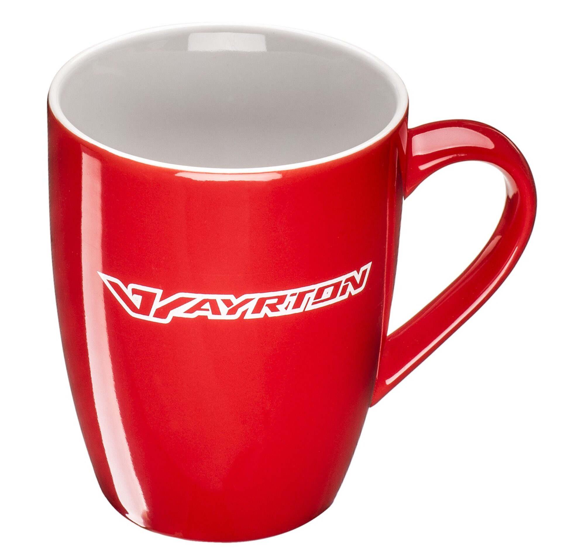 Ayrton hrnek červený s logem