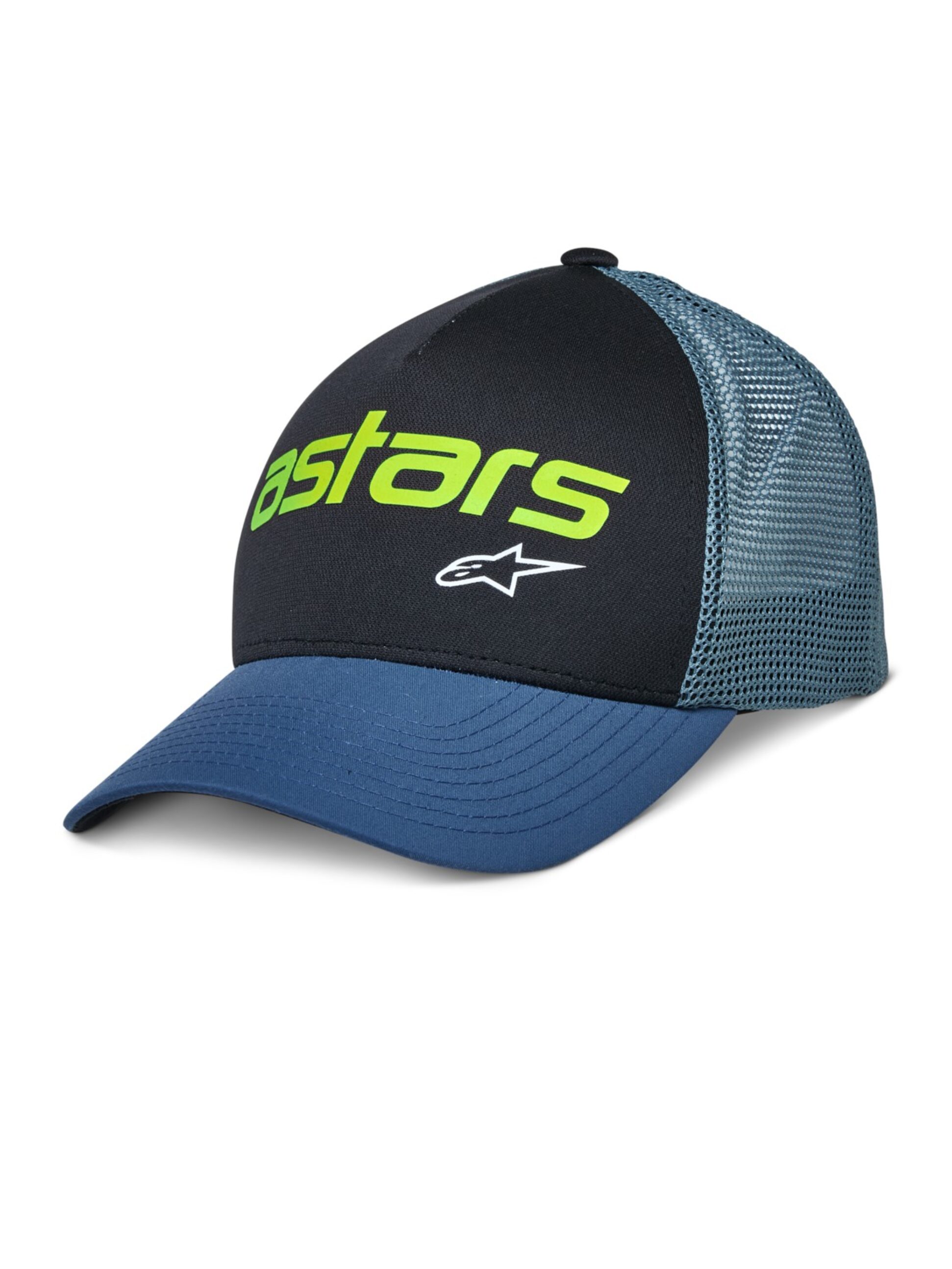 ALPINESTARS kšiltovka VITAL TRUCKER (černá/modrá/zelená)