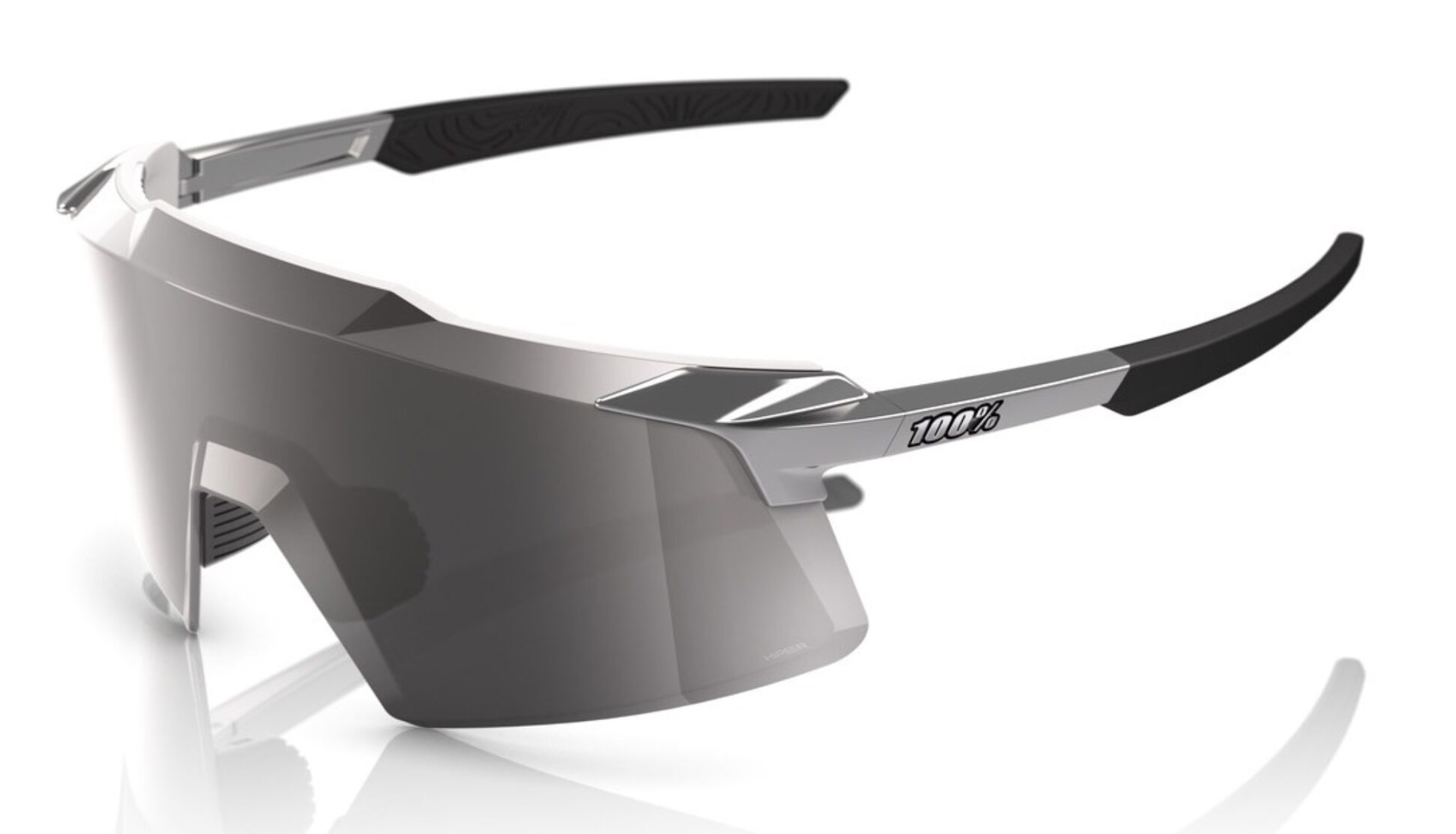 100% sluneční brýle AEROCRAFT - USA (stříbrné HIPER sklo)