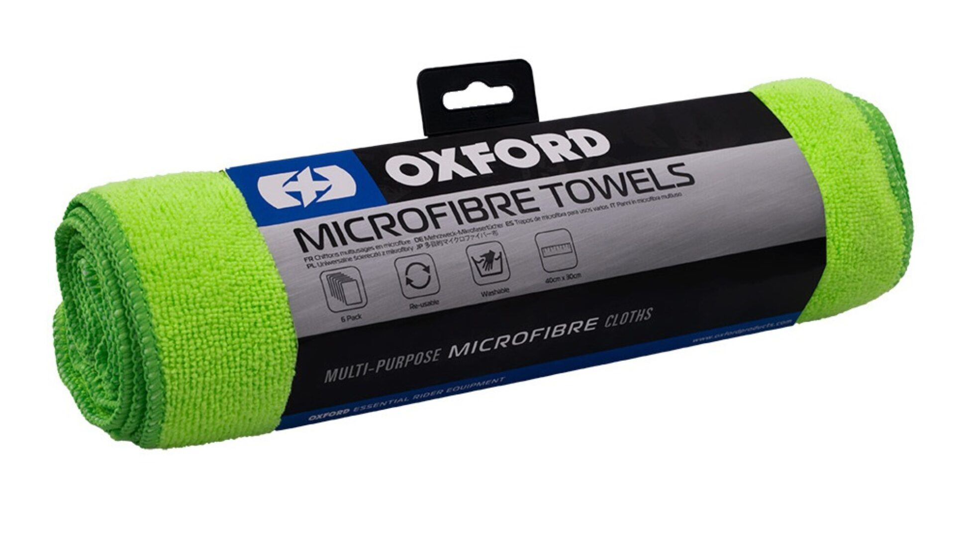 Oxford sada leštících utěrek z mikrovlákna 40x30 cm (balení 6 ks) Polishing Cloths