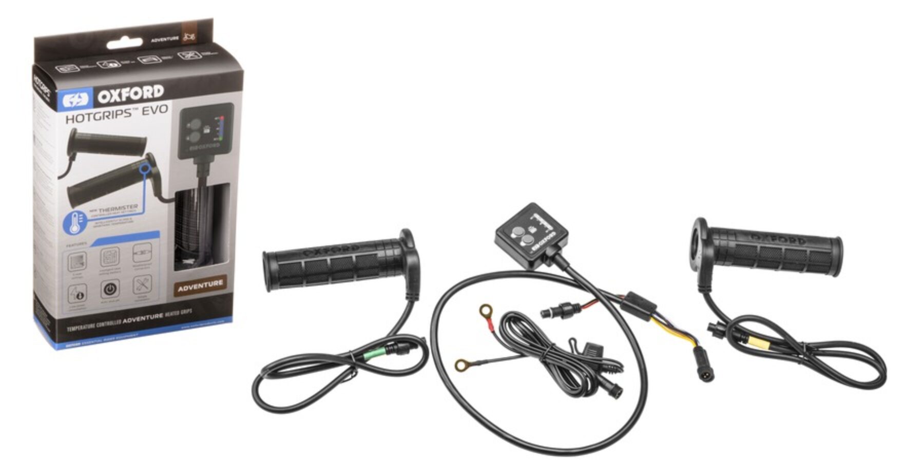 Oxford vyhřívané gripy HotGrips EVO Thermistor Adventure