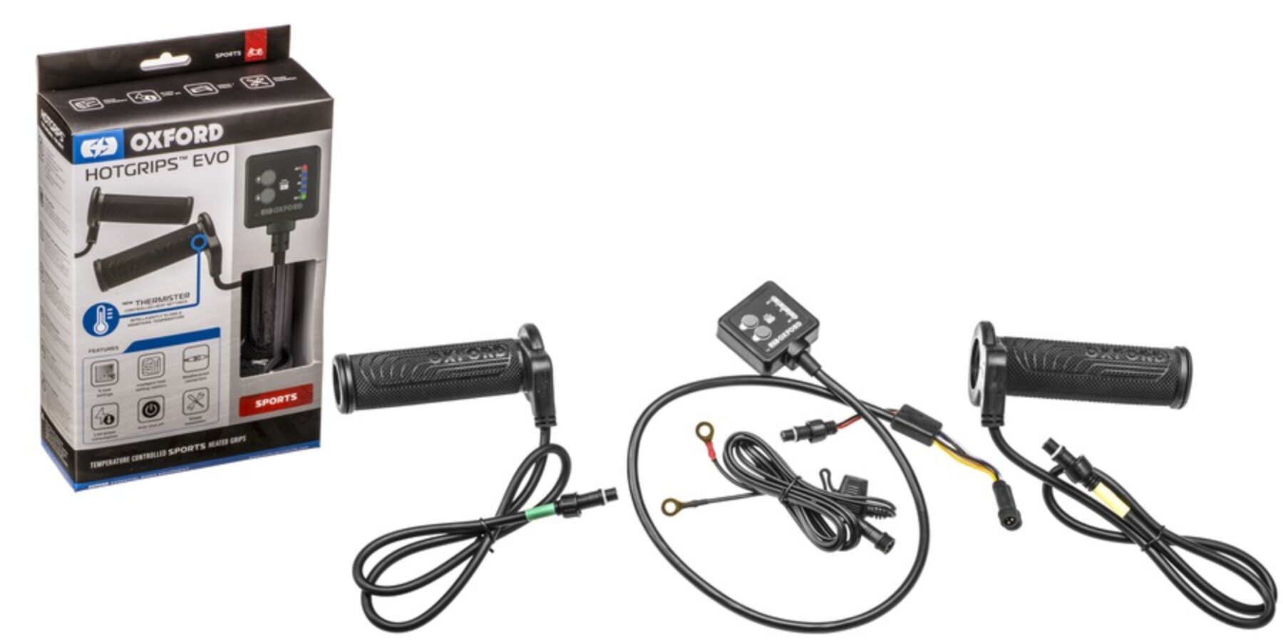 Oxford vyhřívané gripy HotGrips EVO Thermistor Sports