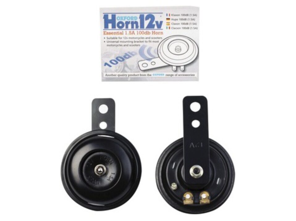 Oxford klakson 12V, 100dB černý Horn