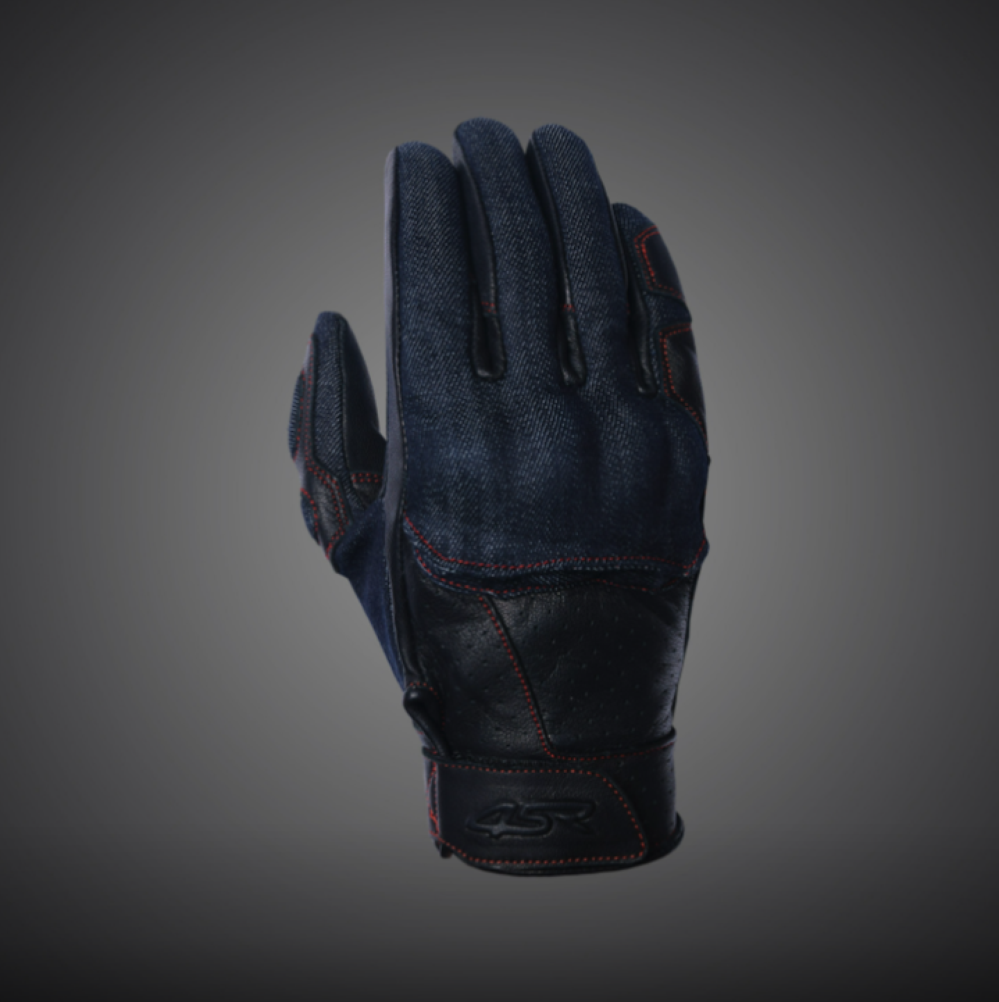 4SR rukavice CAFE denim