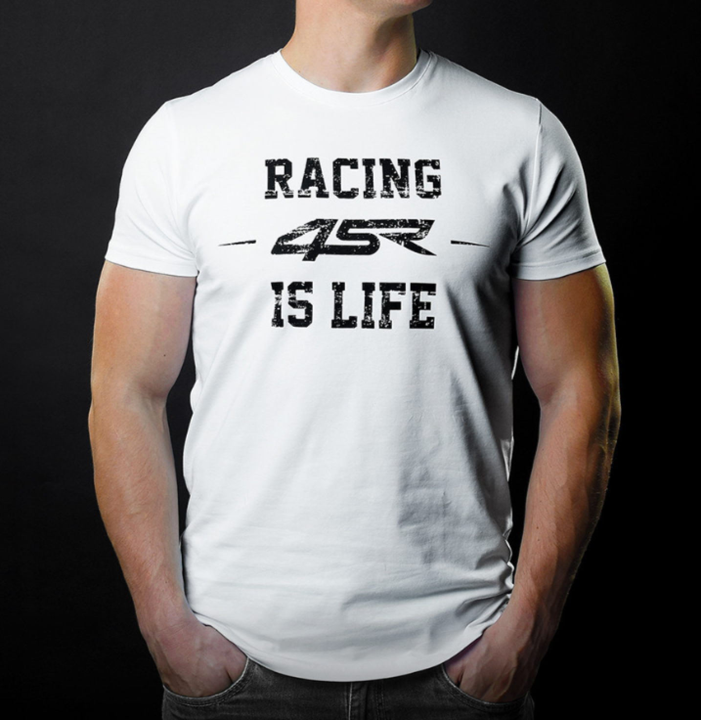 4SR Triko Life White