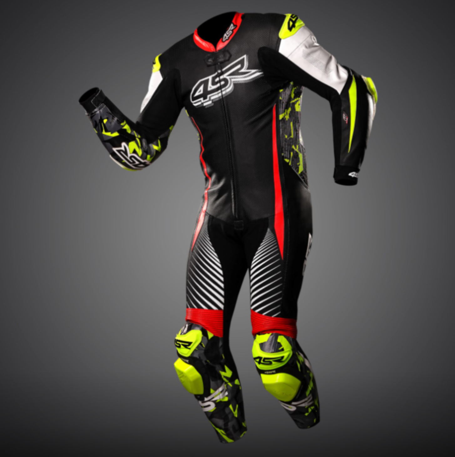 4SR Jednodílná Kombinéza Racing Camo AR