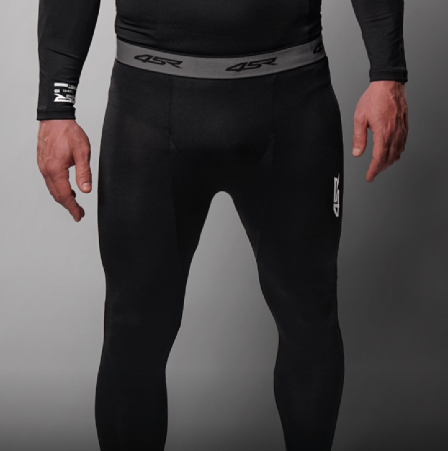 4SR Funkční Kalhoty Six-Pack Black