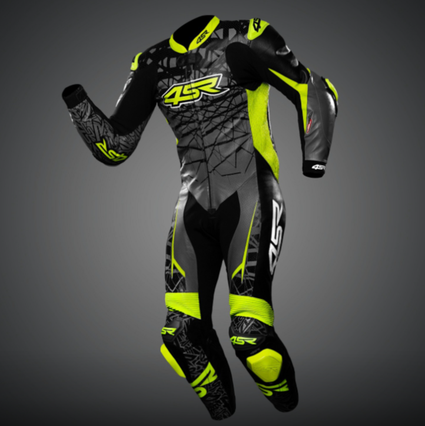 4SR Jednodílná Kombinéza Racing Ultra Light Grey AR