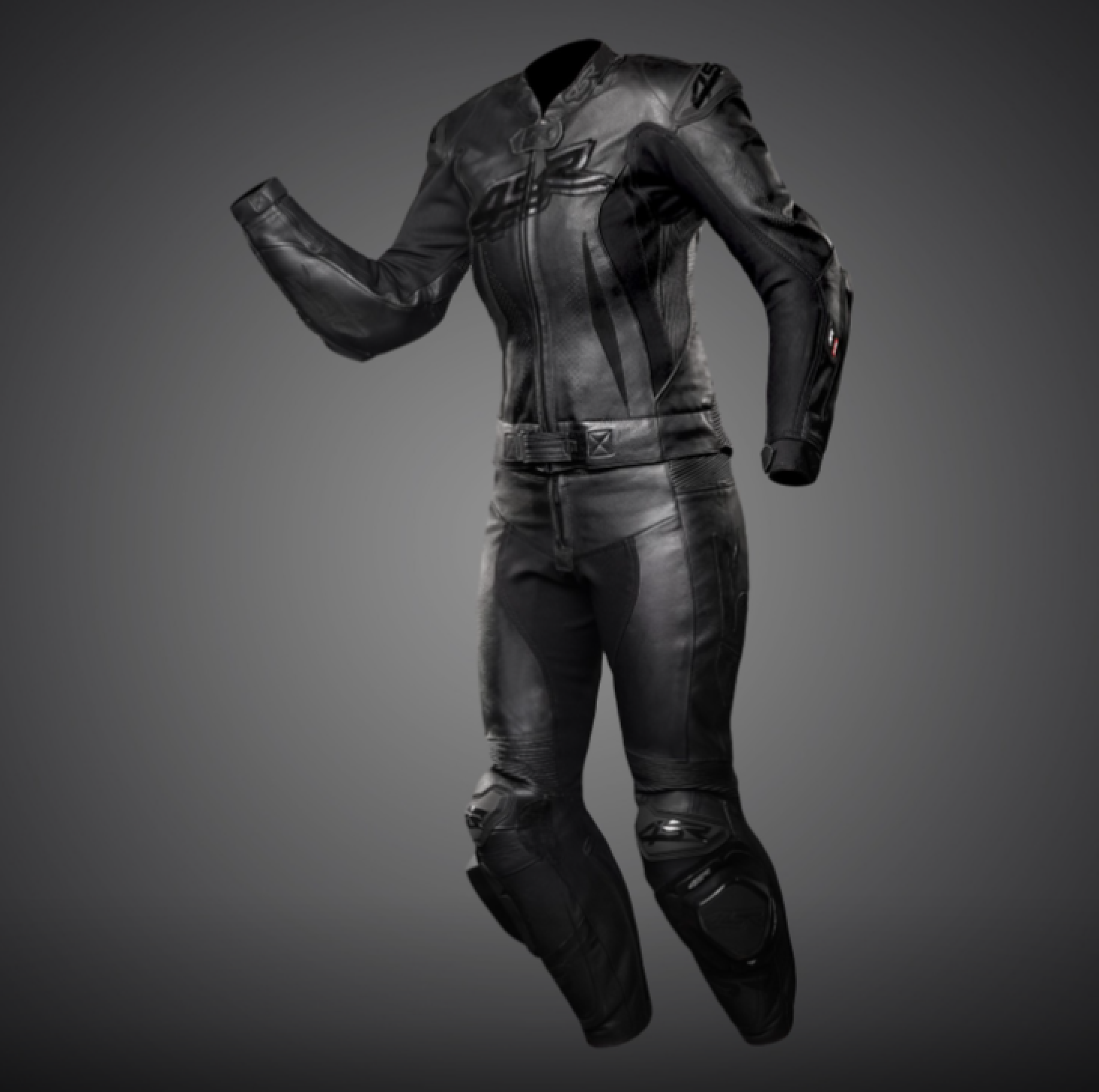 4SR Dámská Dvoudílná Kombinéza RR Lady Black Series AR