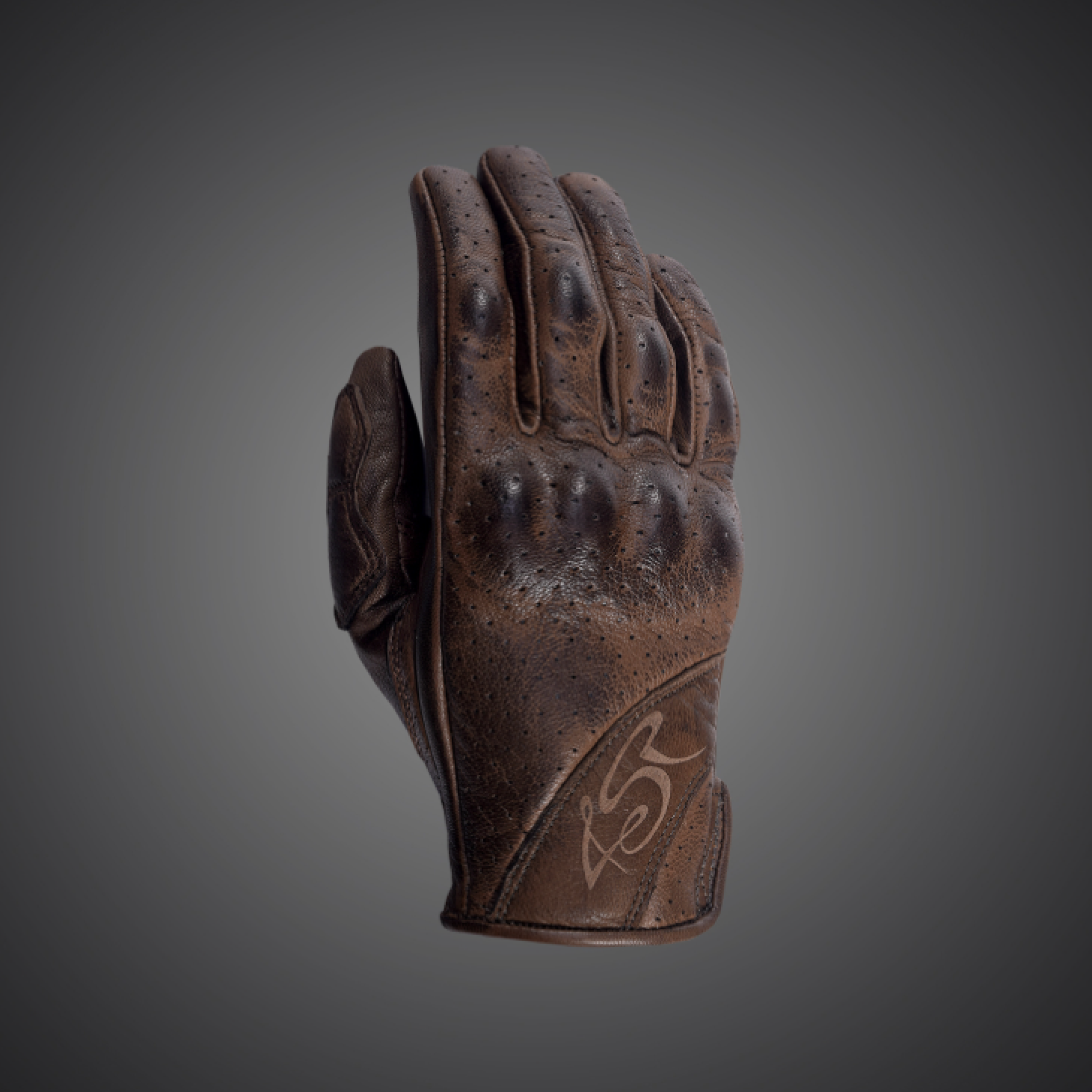 4SR Dámské Rukavice Monster Lady Brown Krátké