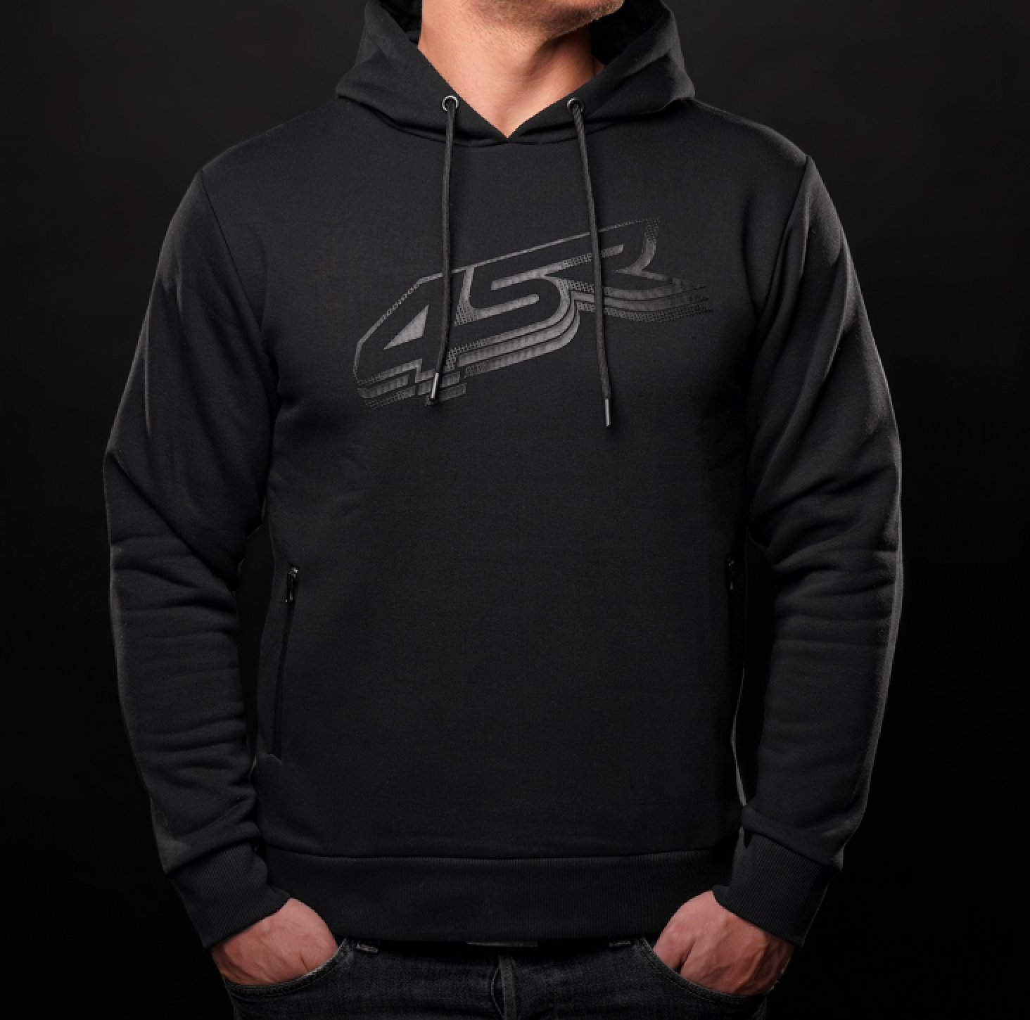 4SR Mikina Logo Black