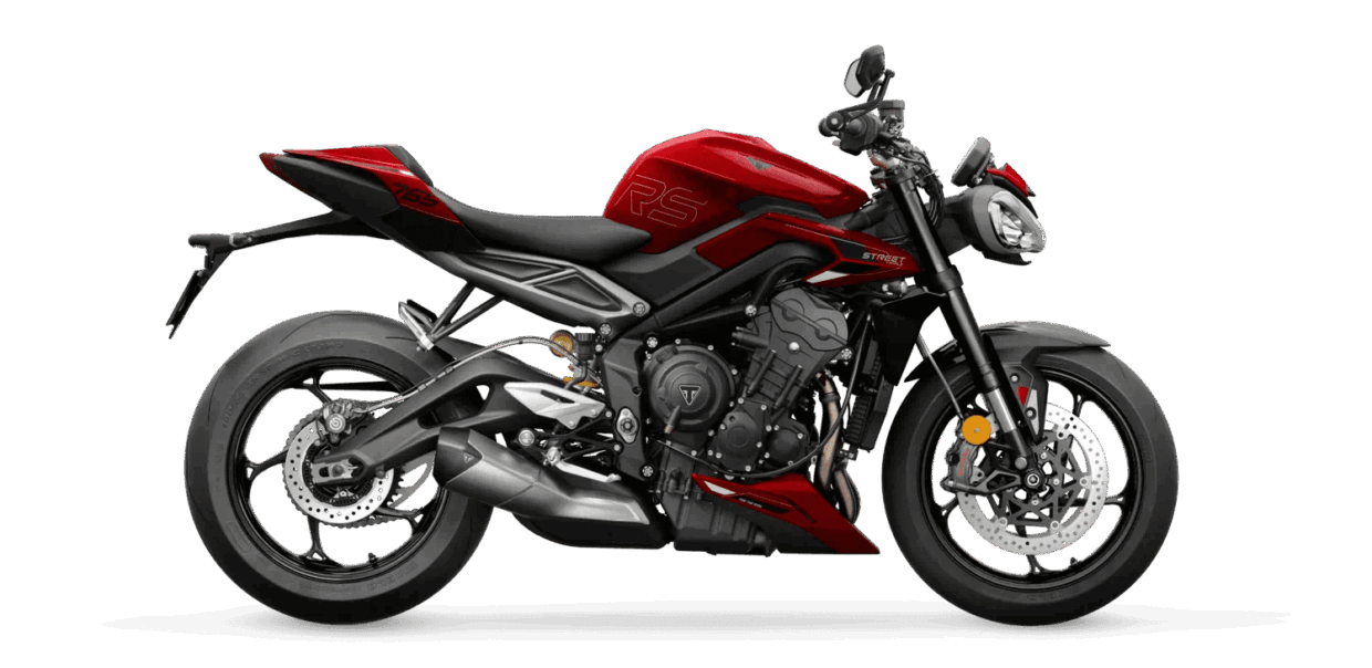 STREET TRIPLE RS, CARNIVAL RED, cena po slevě 355.000,- CZK