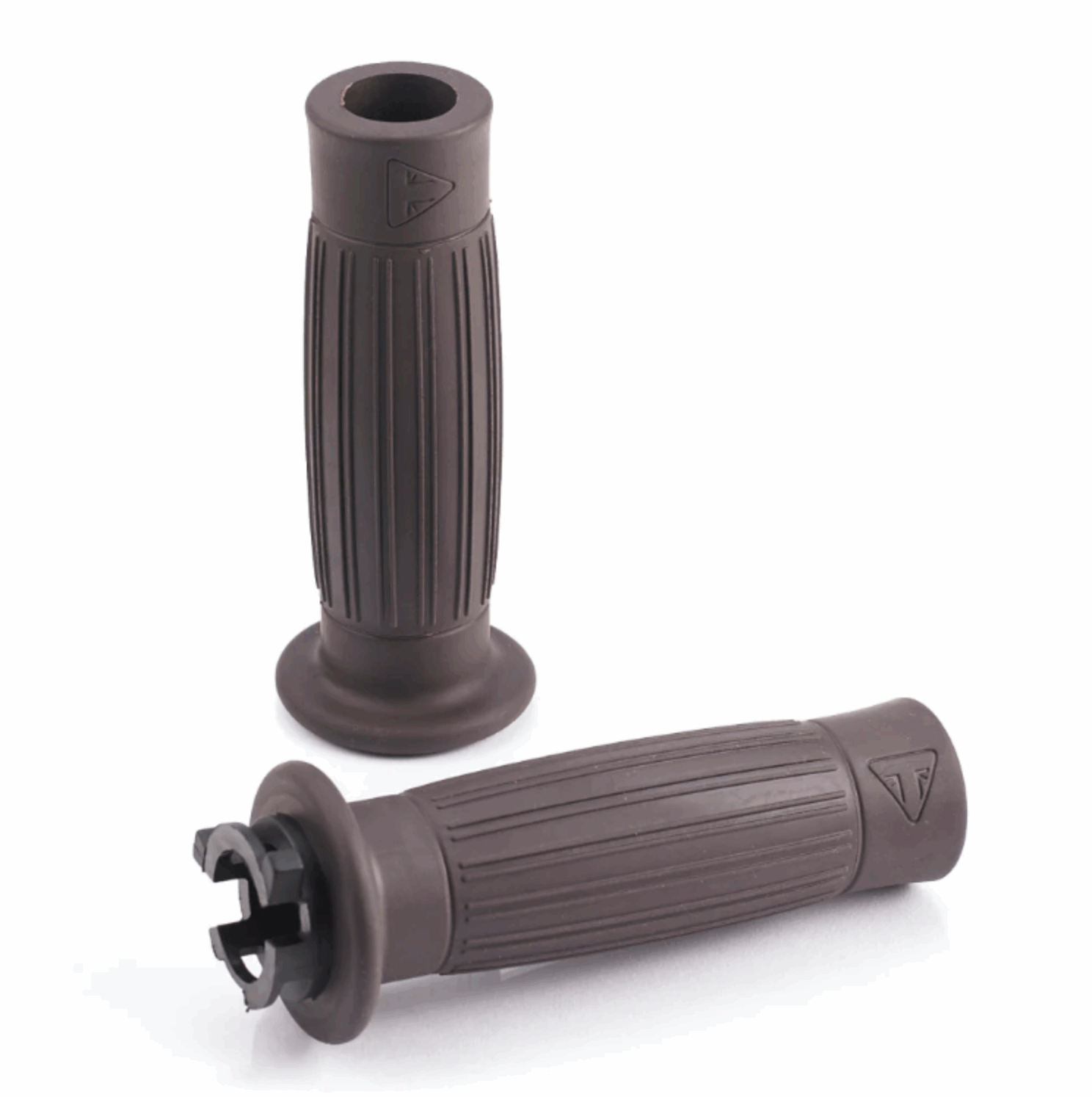 Triumph okrasné gripy Handlebar Grips Barrel Brown 22mm