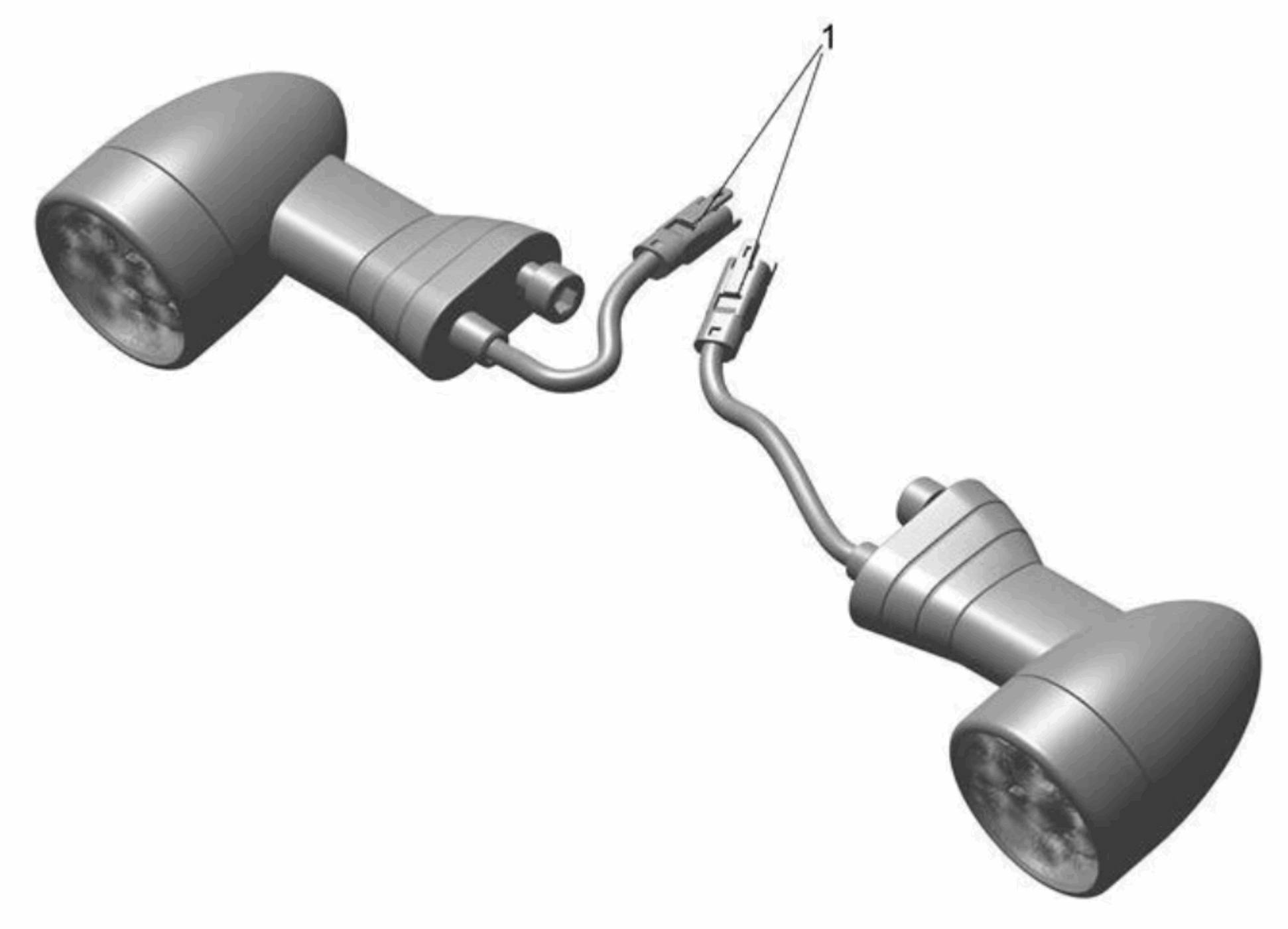 Triumph LED blinkry zadní Rear LED Indicator Kit - Short Stem