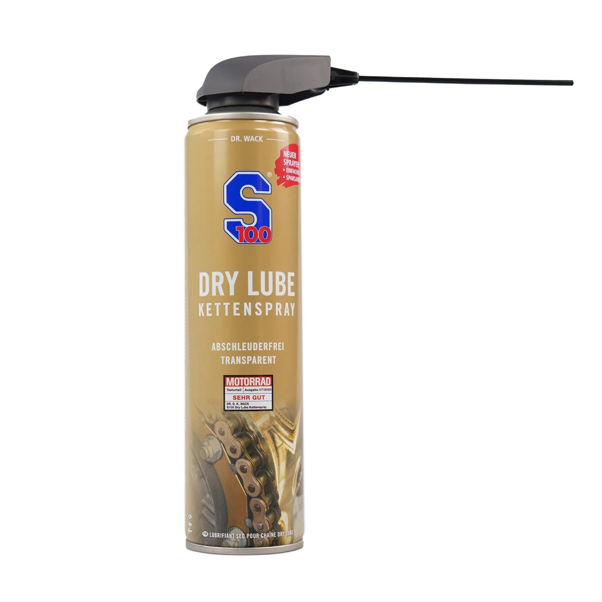 S100 mazivo na řetězy Dry Lube Chain Spray 400 ml