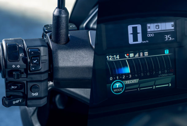 Dvourežimová nastavitelná  převodovka YECVT
