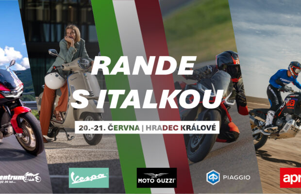 Přijďte na rande s italkou! Testovací akce Aprilia, Moto Guzzi, Vespa a Piaggio