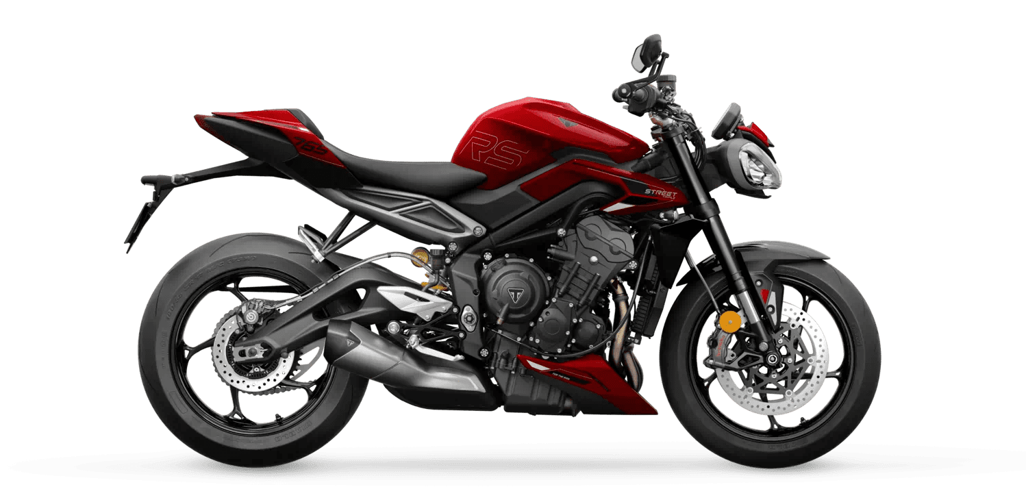 STREET TRIPLE RS, CARNIVAL RED, cena po slevě 355.000,- CZK