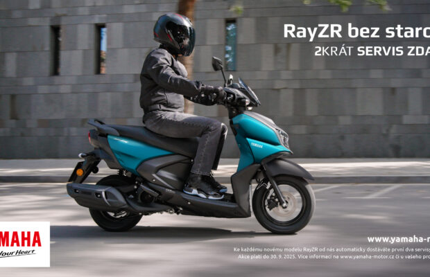 Ke skútru Rayzr nyní 2x servis zdarma